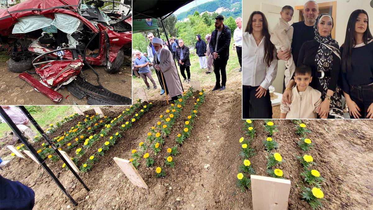 İstanbul'dan bayram tatili için yola çıkmışlardı... Aynı aileden 5 kişi yan yana toprağa verildi