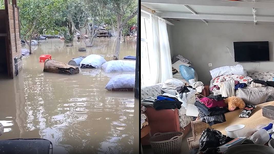 Hataylı afetzedelerin feryadı: Deprem oldu, yangın çıktı, şimdi de sel... Yatacak yerimiz yok!