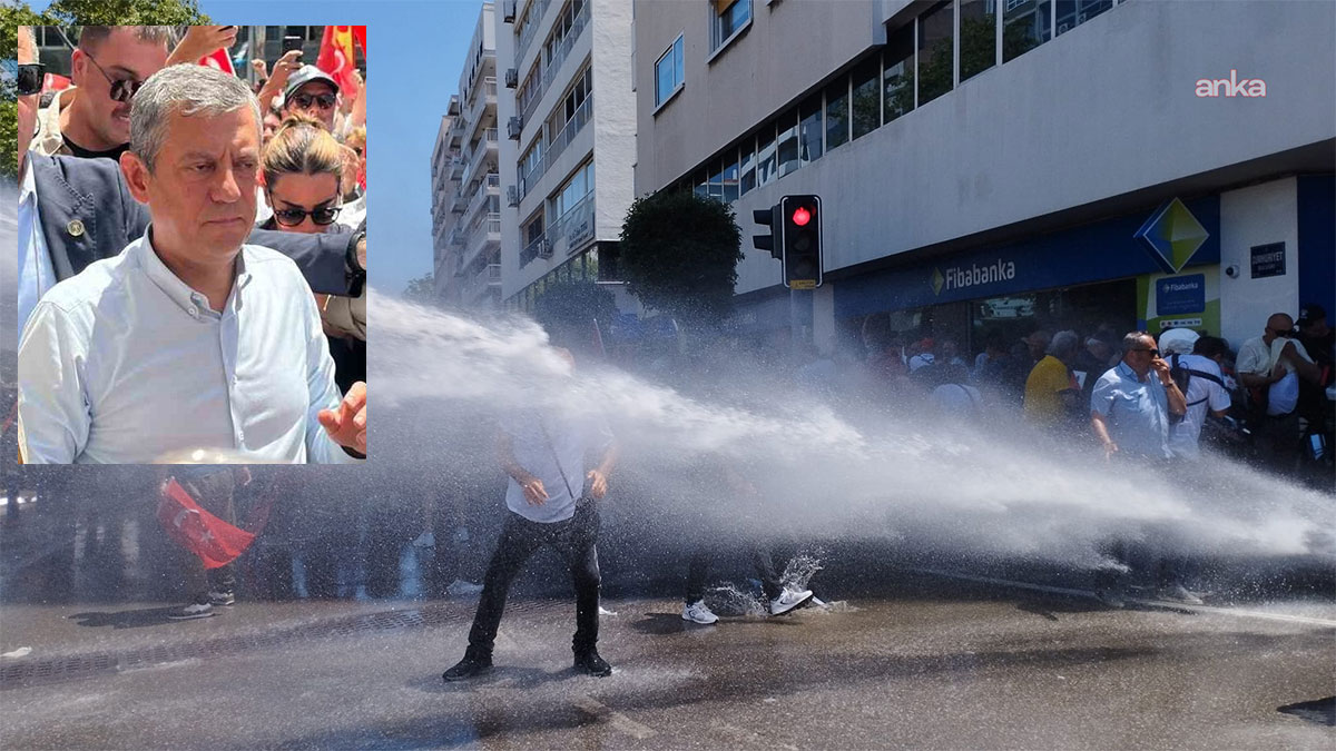 Özgür Özel'in bayramlaşmasına polis müdahalesi: 'Belimi kırarak CHP'yi durduramazlar'