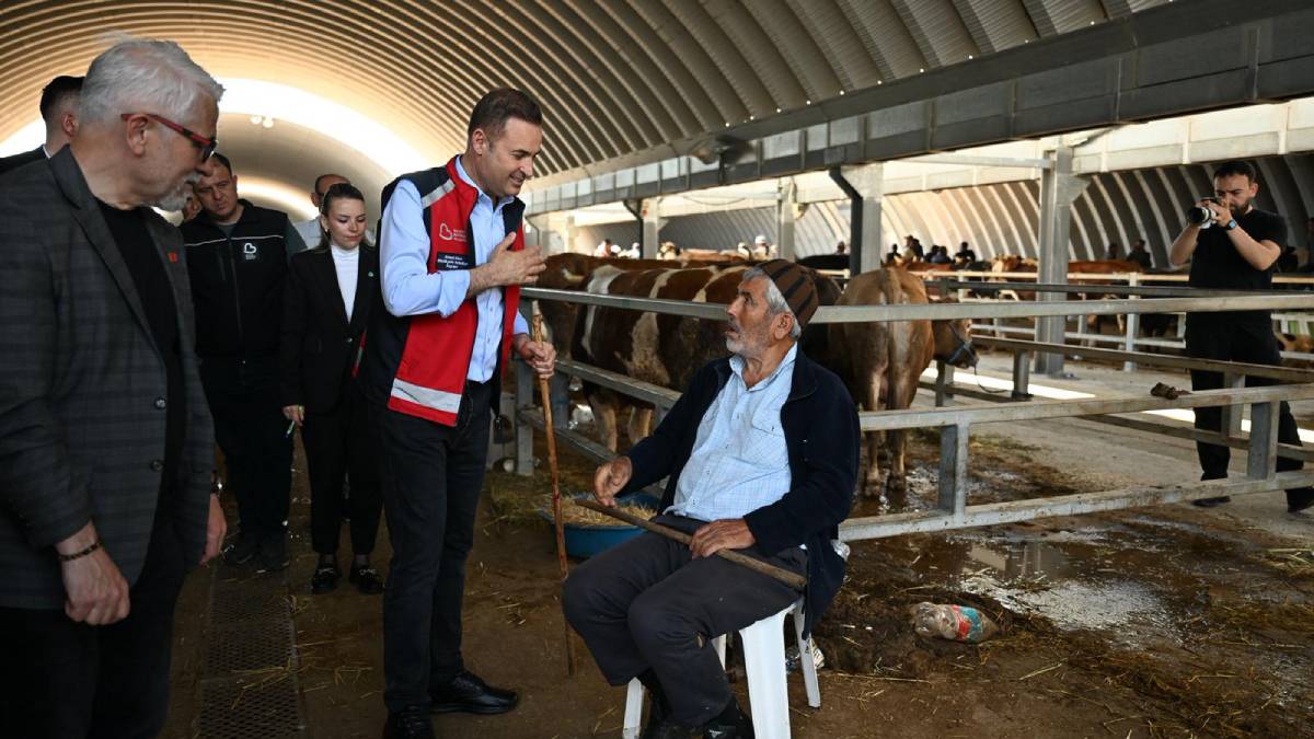 Başkan Akın, Hayvan Pazarı’nı ziyaret etti