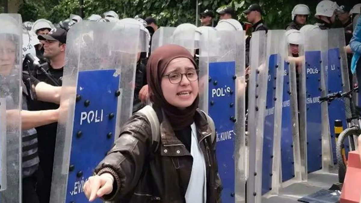 Bilgi Üniversitesi öğrencisi Hafize Çetin gözaltına alındı