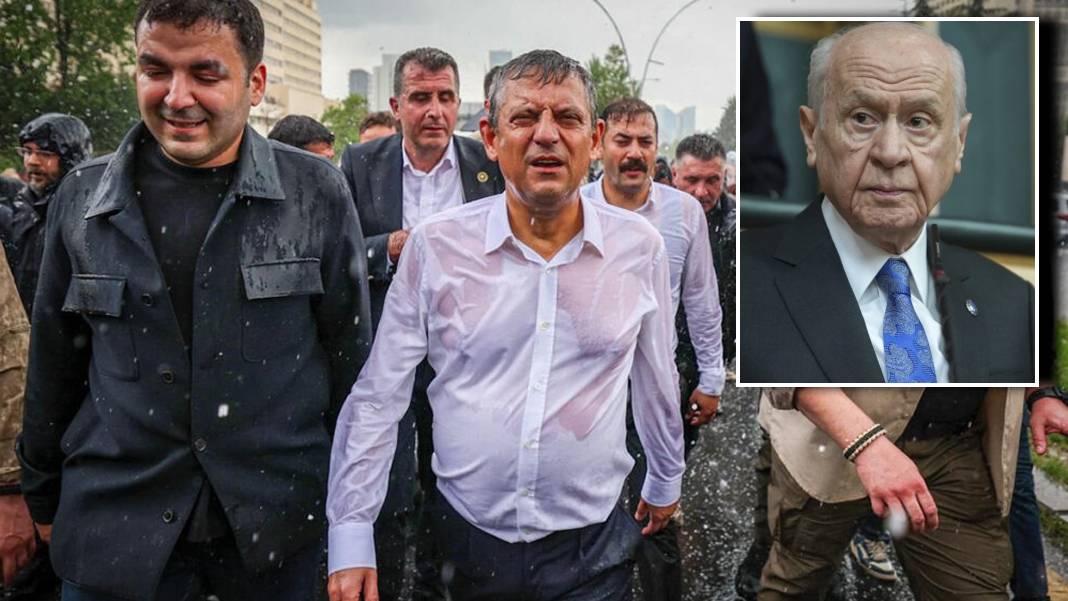 Özgür Özel ile Devlet Bahçeli arasında dikkat çeken görüşme: Geçen gün çok ıslandın, kendine dikkat et
