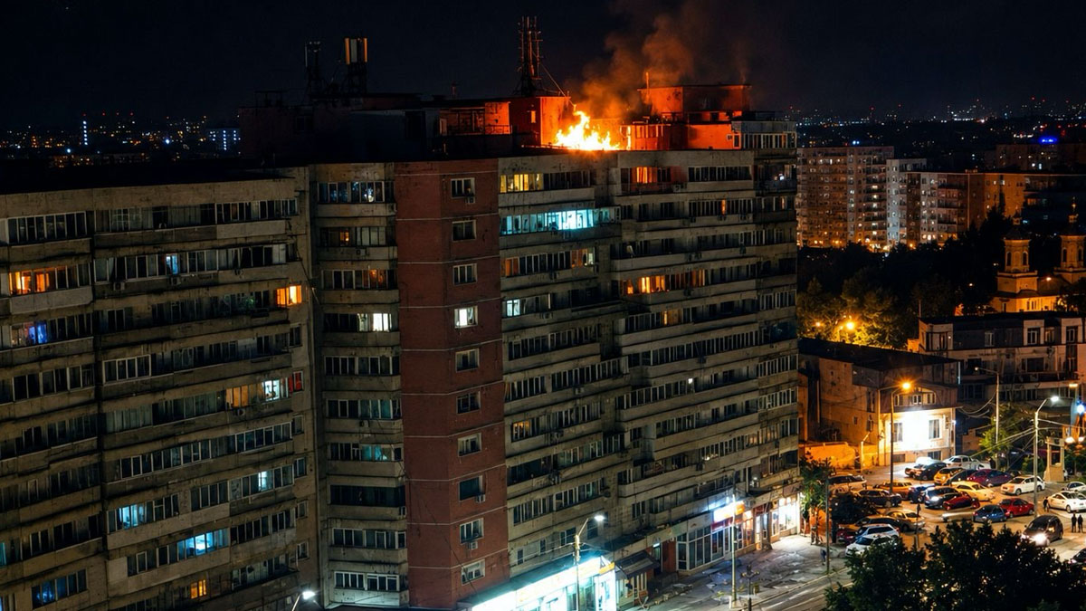 Ukrayna savaşından bu yana bir ilk: Rus İHA'sı Romanya’da apartmana isabet etti