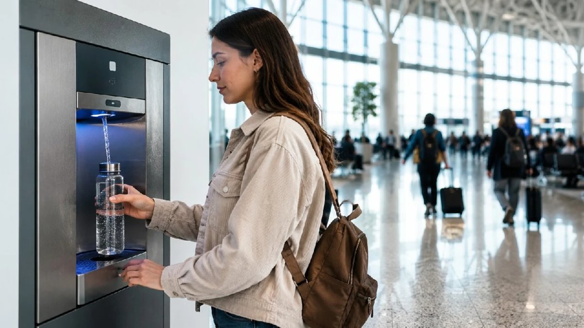 Havalimanlarında ücretsiz su uygulaması başlıyor