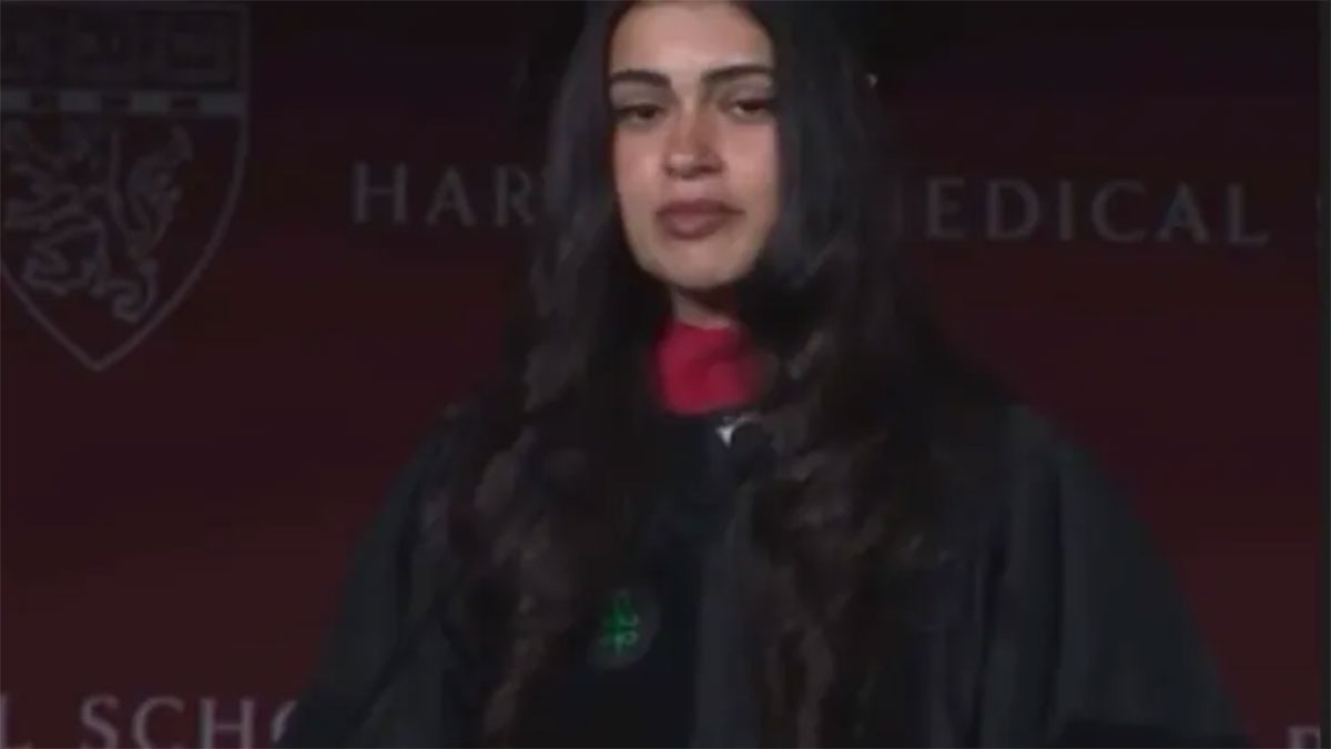 Harvard Tıp'ın mezuniyet törenine damga vuran konuşma: Sağlıkta eşitliği öğrettiler, Filistin ve Lübnan için susmamızı istediler