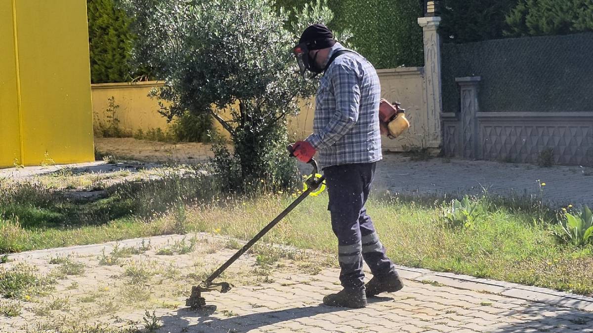 Efeler’in yeşil alanlarında yaz temizliği