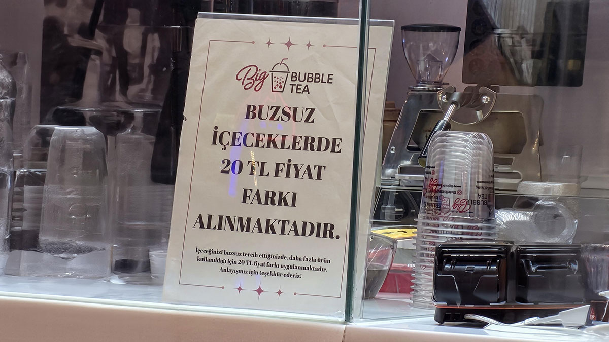 Buzsuz içecek isteyen müşterilerden 20 TL fiyat farkı almaya başladılar