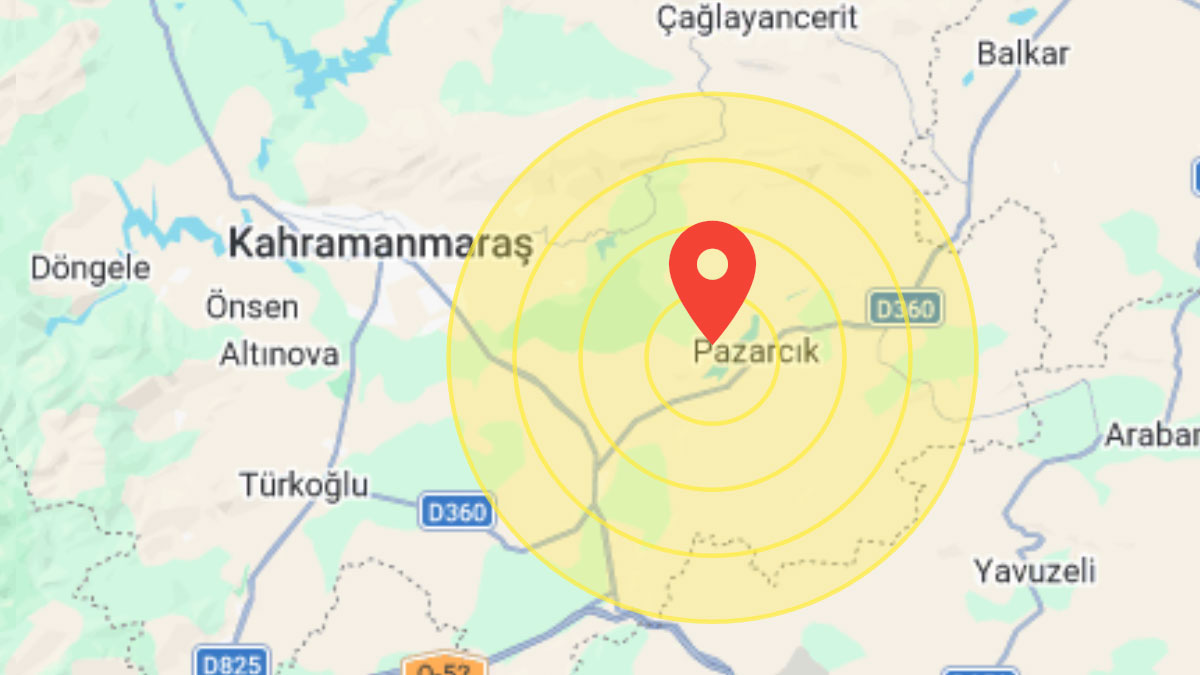 Kahramanmaraş’ta korkutan deprem