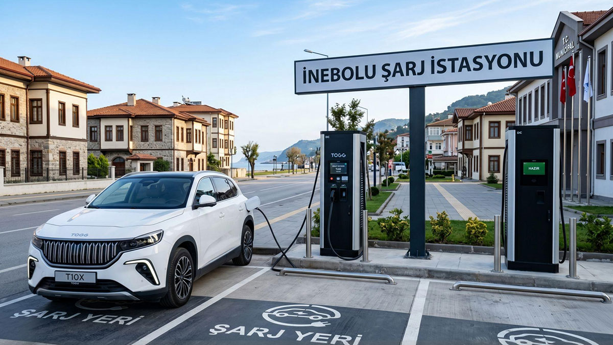 İnebolu'da elektrikli araç dönüşümü: 120 kW gücünde hızlı şarj istasyonu kuruluyor