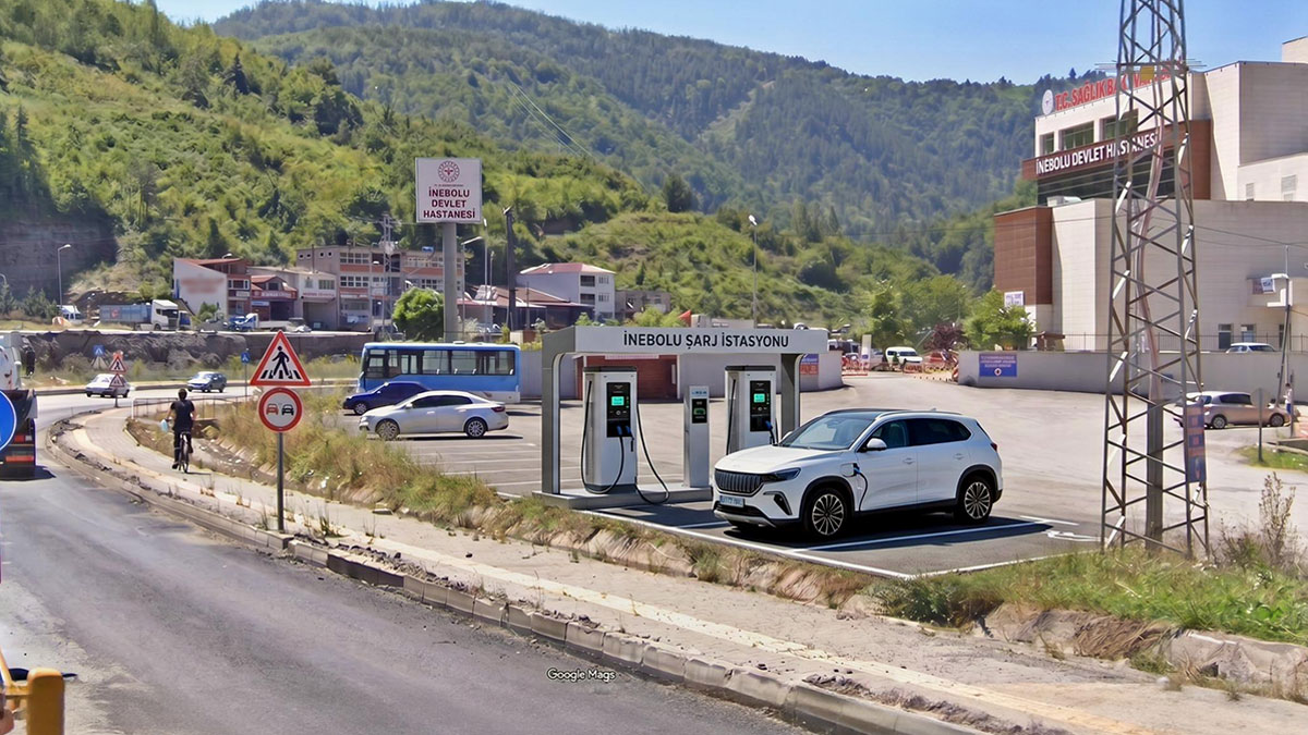 İnebolu'da elektrikli araç dönüşümü: 120 kW gücünde hızlı şarj istasyonu kuruluyor