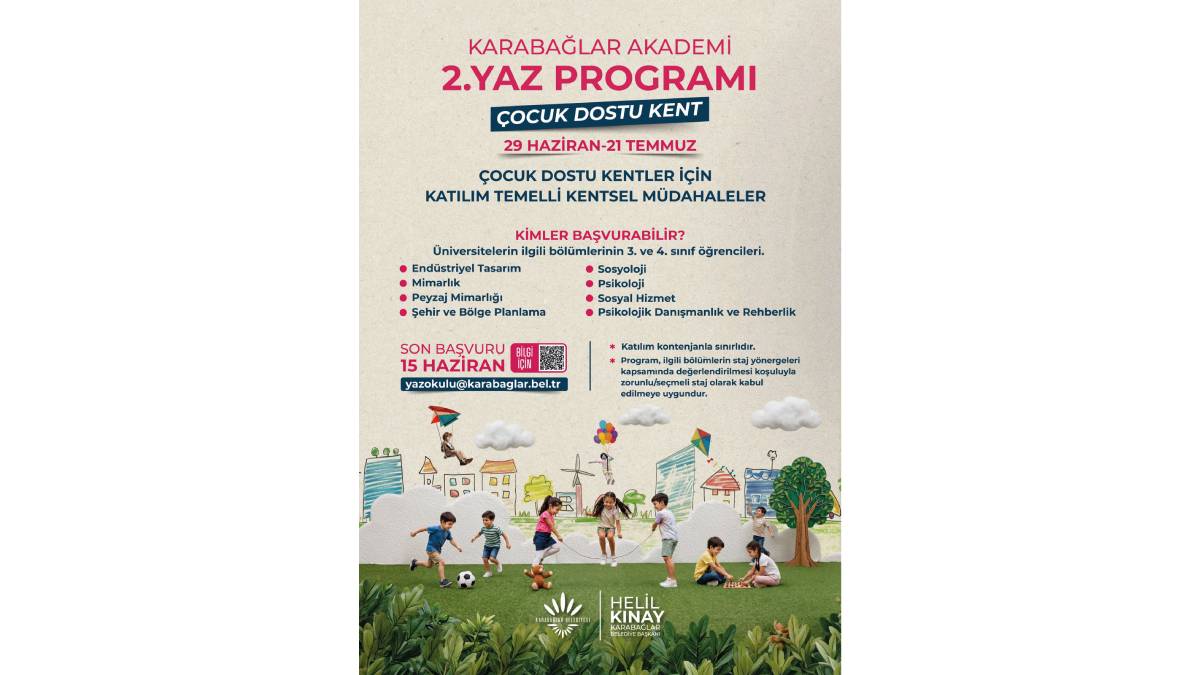 Karabağlar Akademi 2. Yaz Programı başlıyor