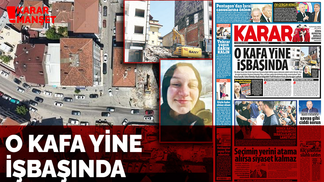 O kafa yine işbaşında