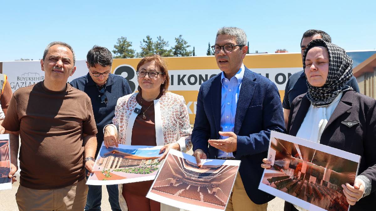 Gaziantep Büyükşehir, bölgenin en büyük kongre merkezlerinden birini şehre kazandırıyor
