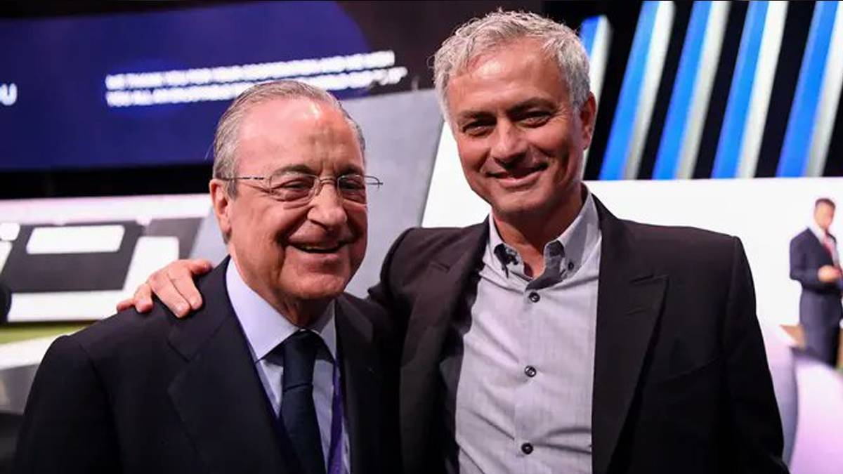 Real Madrid Başkanı Florentino Perez Jose Mourinho'yu resmen açıkladı