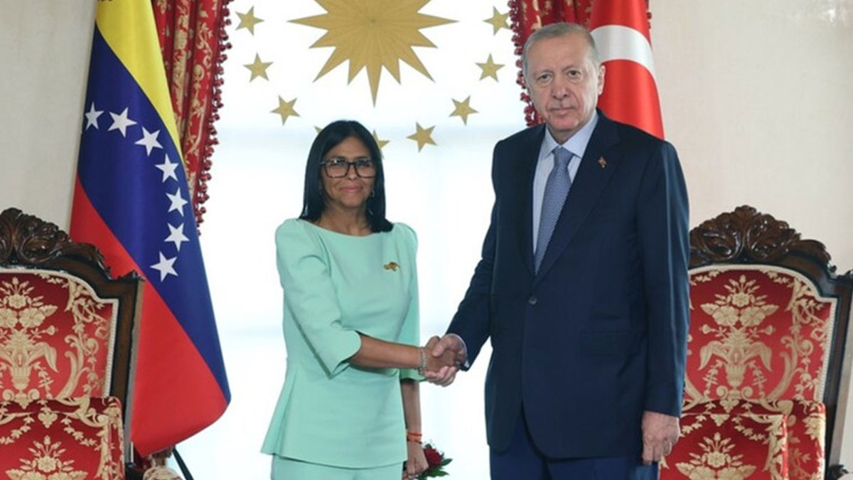 Cumhurbaşkanı Erdoğan, Venezuela lideri Rodriguez'i ağırladı