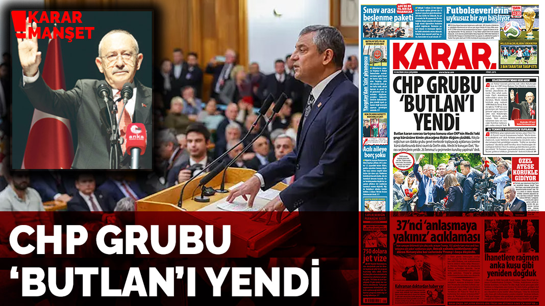 CHP Grubu 'Butlan'ı yendi