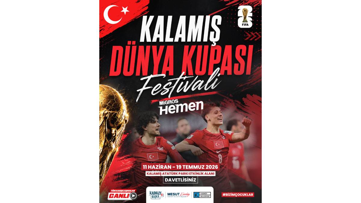Kadıköy’de Dünya Kupası heyecanı Kalamış’ta yaşana