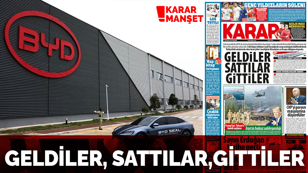 Geldiler, sattılar, gittiler