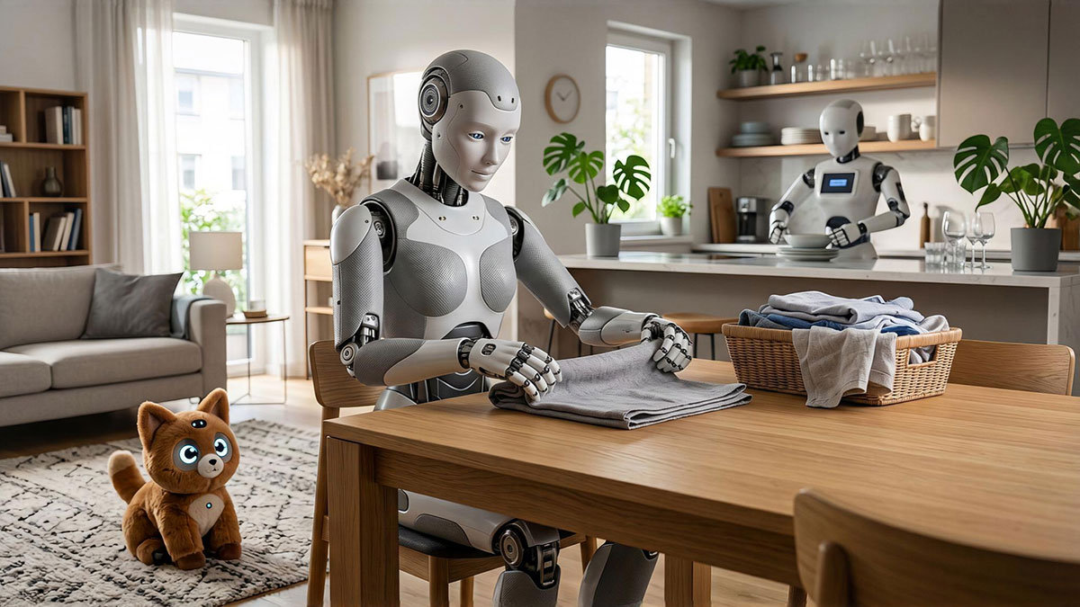 Evde ütü yapıp yemek hazırlayan insansı robotlar artık hayal değil