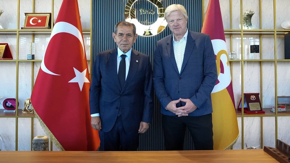 Oliver Kahn, Galatasaray Başkanı Özbek'i ziyaret etti