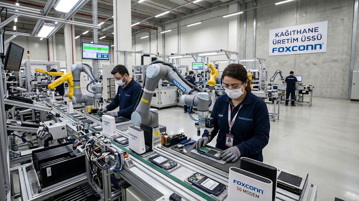 Dünyanın en büyük elektronik üreticisi Foxconn, İstanbul'da imalâta başlıyor