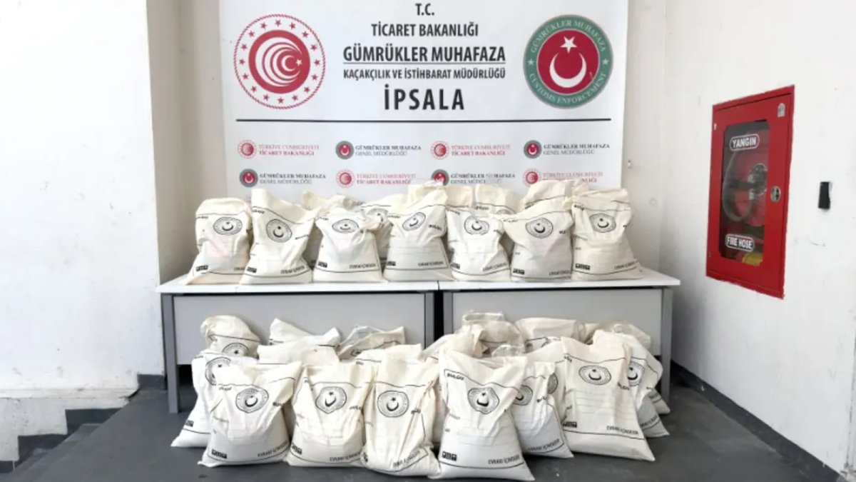 İpsala’da 3 milyar TL'lik uyuşturucu operasyonu