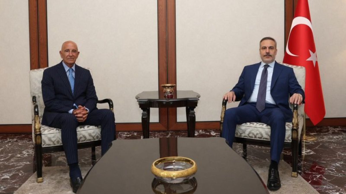 Fidan, Tom Barrack'la görüştü