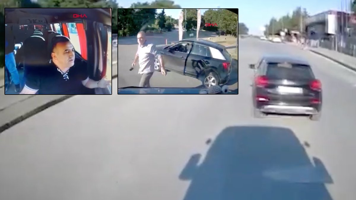 Savcının trafikte minibüs şoförüne tavrı tepki çekti: Başsavcılık soruşturma başlattı