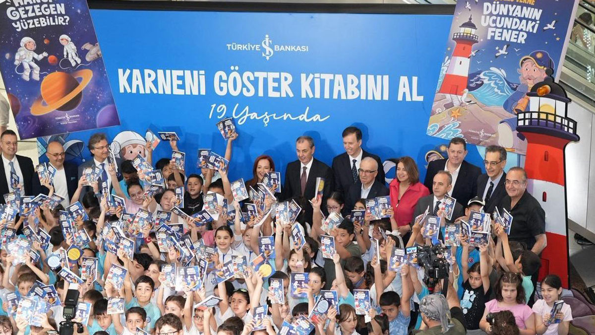 Tam 18 milyon kitap çocuklarla buluştu! İş Bankası’nın efsane karne kampanyası 19. yılında: "Keşfetmenin temeli meraktır!"
