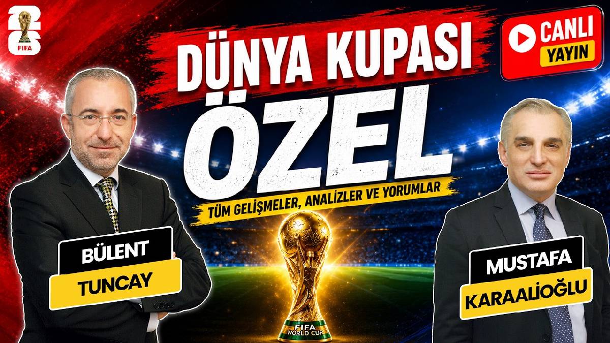 Dünya Kupası heyecanı KARAR TV’de: Mustafa Karaailoğlu ve Bülent Tuncay turnuvayı yorumluyor