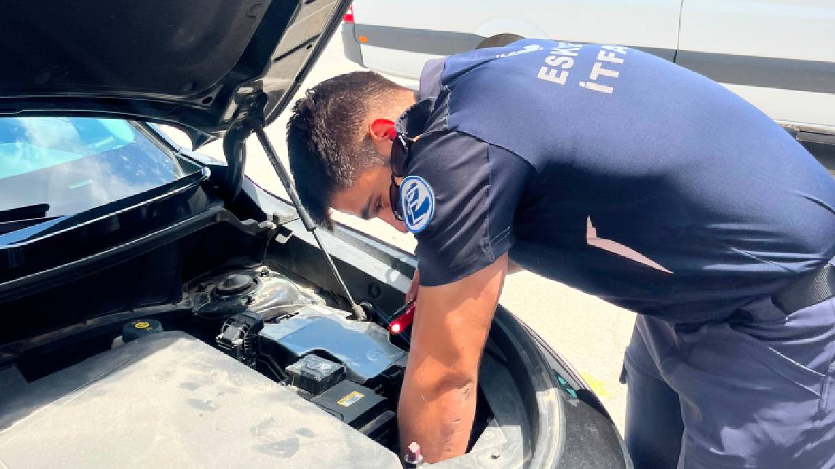 Minik dostun imdadına Büyükşehir İtfaiyesi yetişti