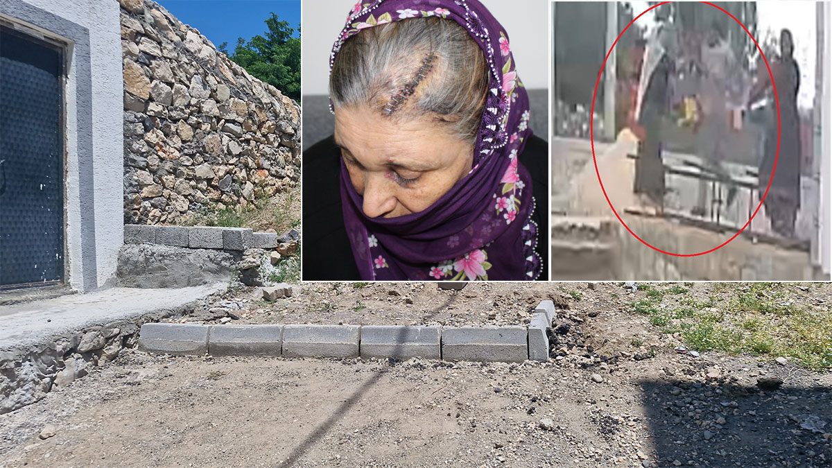 Engelli kızı için rampa isteyen 65 yaşındaki kadına kürekle saldırı: O anlar kamerada