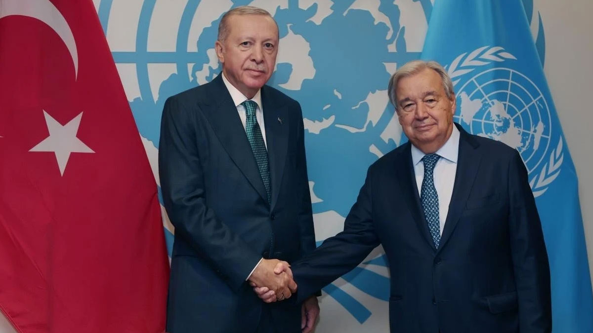Erdoğan BM Genel Sekreteri Guterres ile görüştü