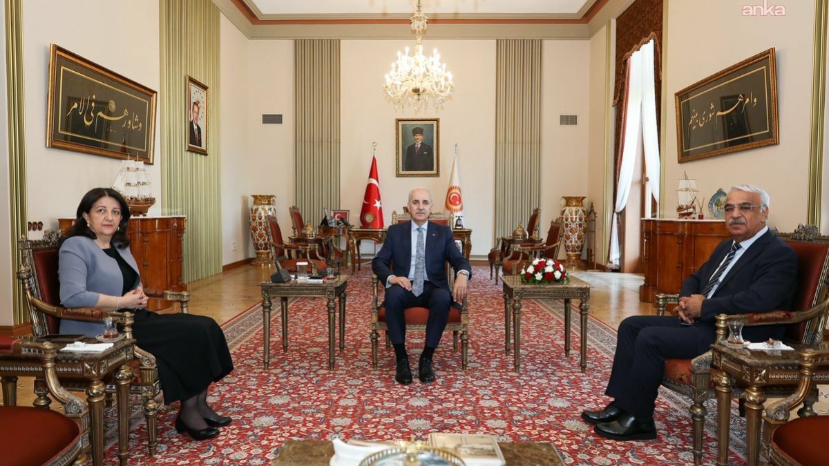 TBMM Başkanı Kurtulmuş, DEM Parti İmralı Heyeti ile görüştü