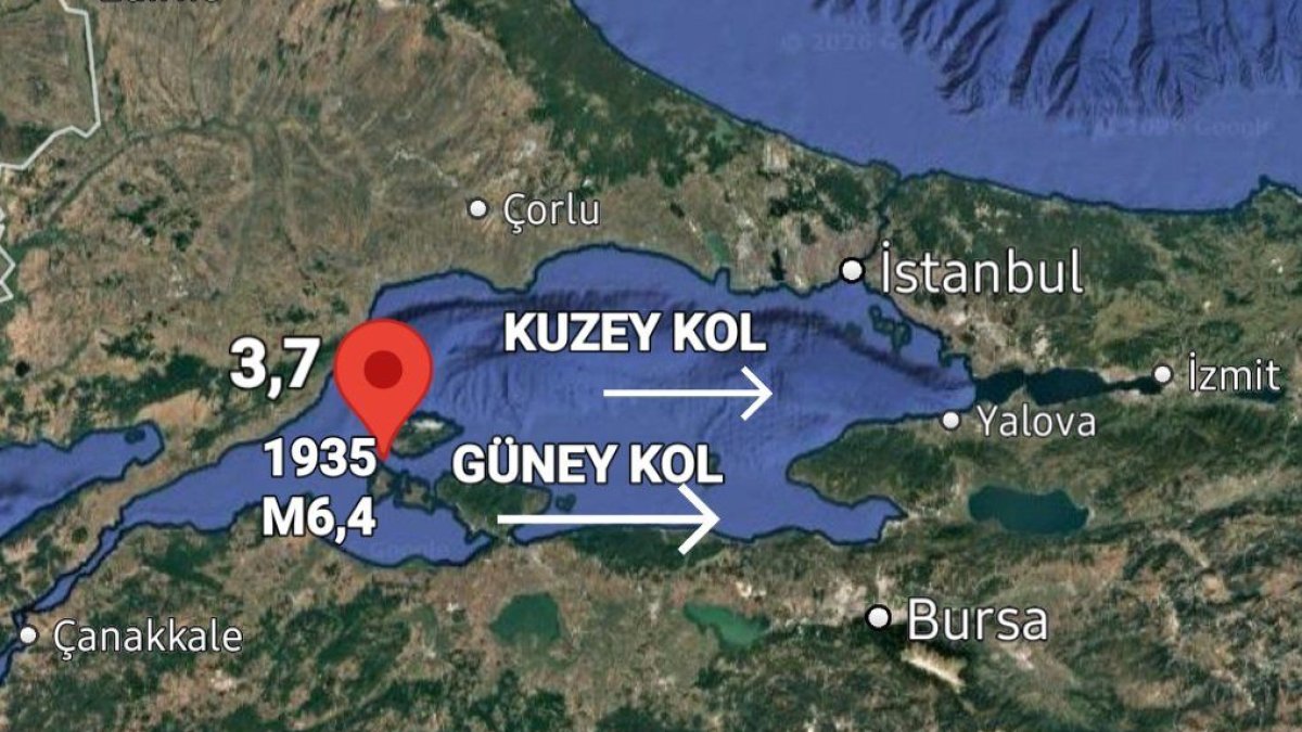 Dün geceki Marmara depreminin ardından endişelendiren uyarı: Güney Kol’da enerji birikimi arttı