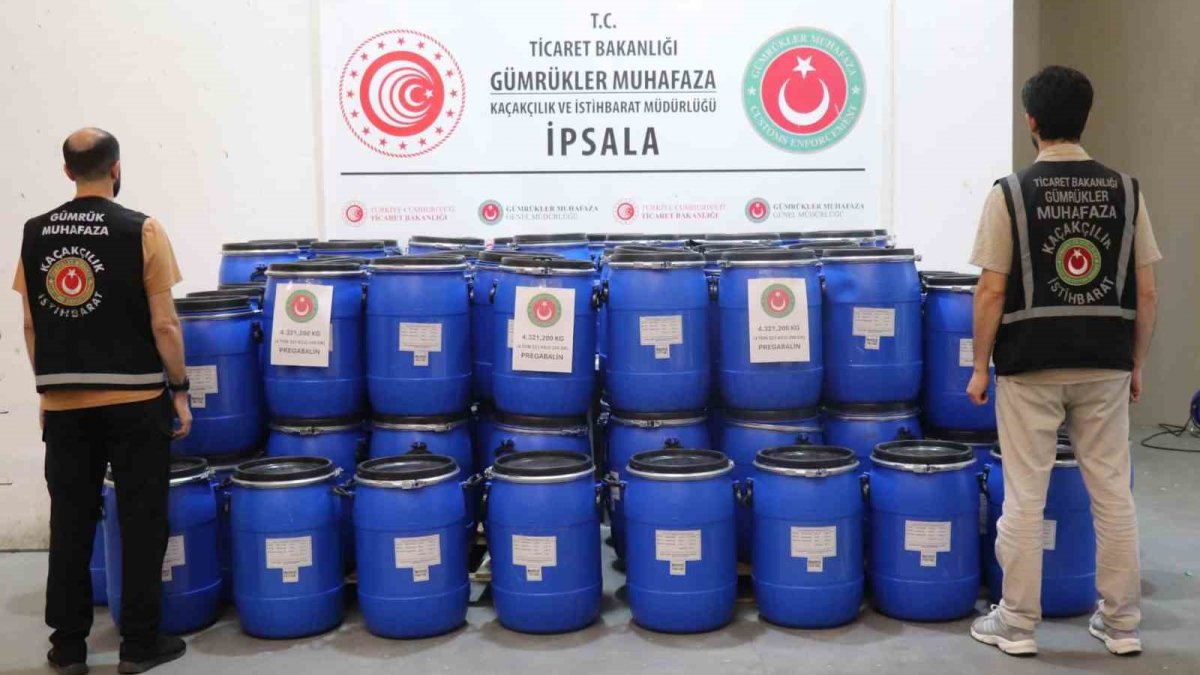 İpsala'da 4 ton uyuşturucu ele geçirildi: Piyasa değeri 3 milyar 25 milyon TL