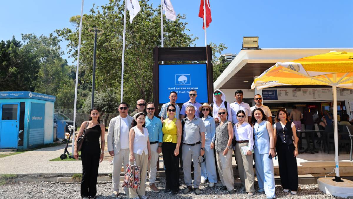 Kırgız heyet Antalya Büyükşehir Belediyesi’nin Mavi Bayrak deneyimini inceledi