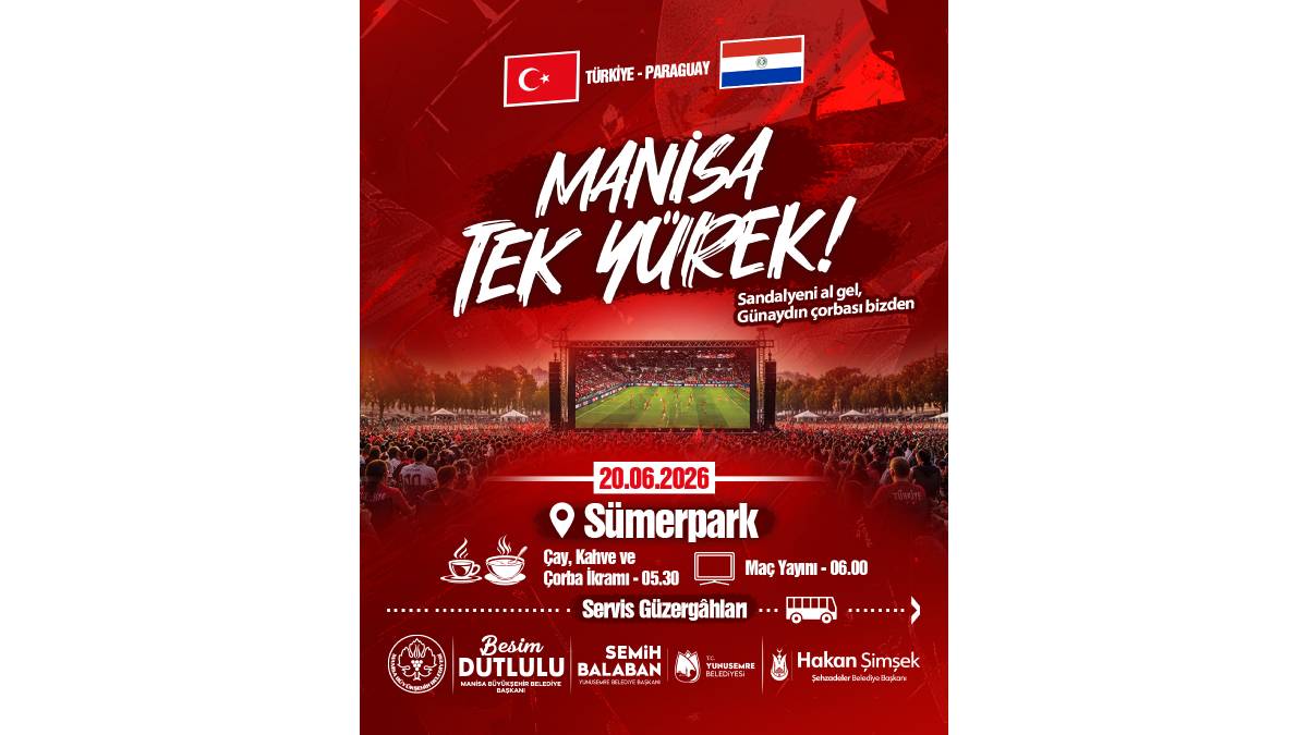 Milli heyecan Sümerpark’ta dev ekranda yaşanacak