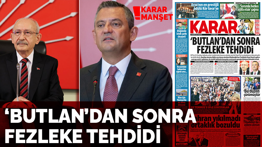 'Butlan'dan sonra fezleke tehdidi