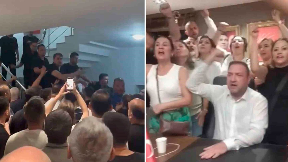 CHP İzmir'de tansiyon yükseldi: "Kapıları kırarak girdiler"