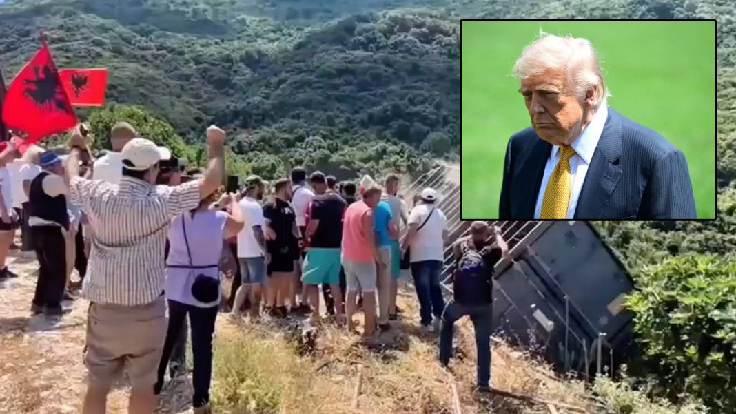 Arnavutluk’ta Trump ailesinin tatil köyü projesine öfke: Protestocular şantiyeyi yerle bir etti