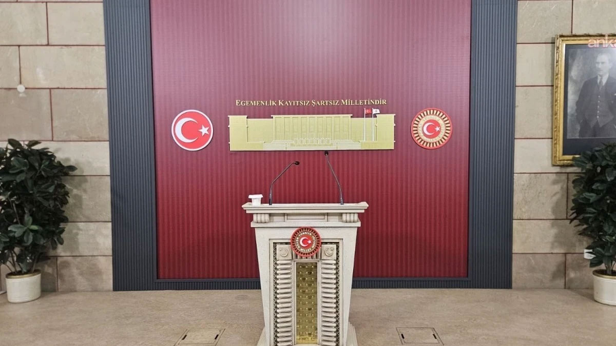 TBMM'de yeni dizayn: Basın toplantısı salonu değiştirildi
