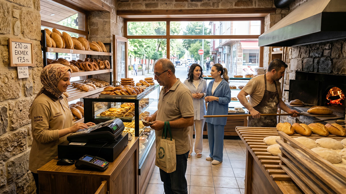 Ekmeğe gelen zam dalgası Bafra ilçesini de vurdu
