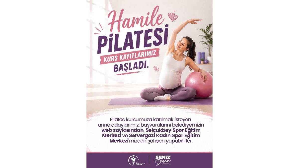 Merkezefendi’de Hamile Pilatesi Kurs kayıtları başladı