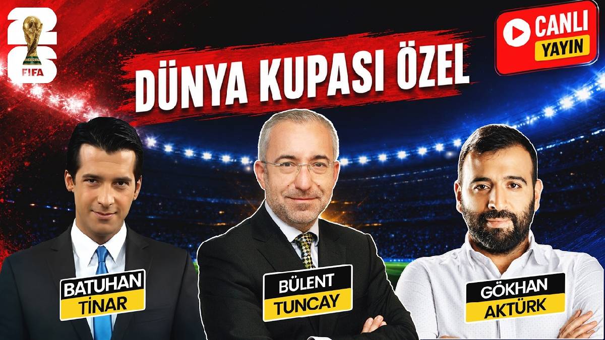 Bülent Tuncay, Gökhan Aktürk ve Batuhan Tınar Dünya Kupası'nı yorumluyor