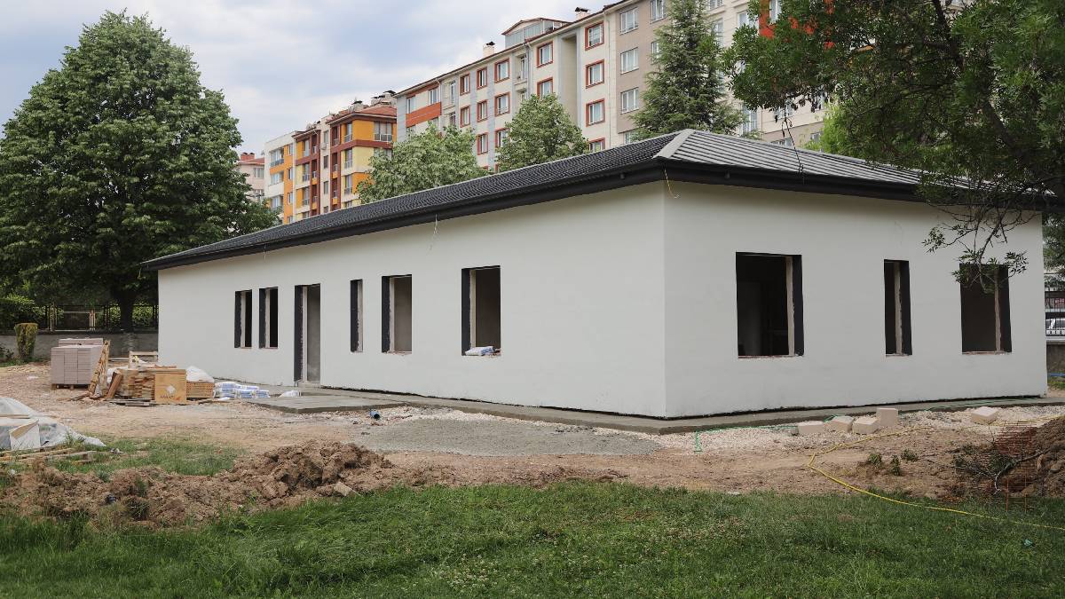 Sosyal tesisin inşaatı yüzde 90 tamamlandı