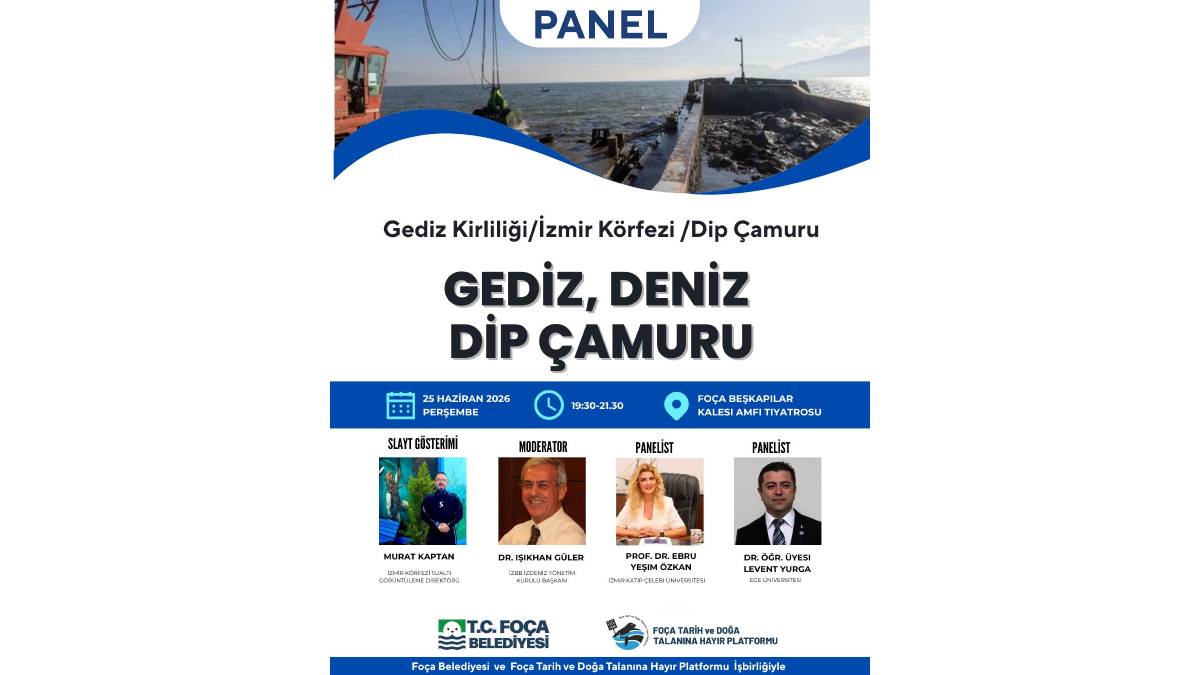 Foça’da körfez ve deniz ekosistemi için bilimsel buluşma