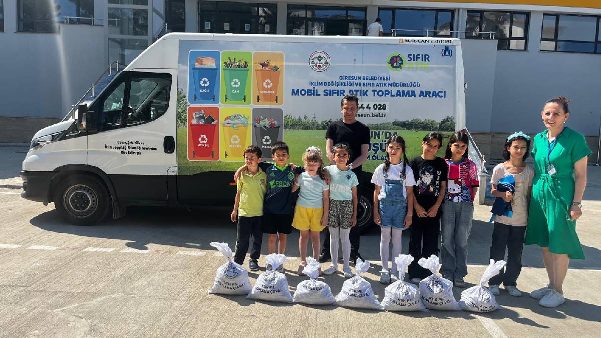 Giresun Belediyesi’nin sıfır atık çalışmaları devam ediyor