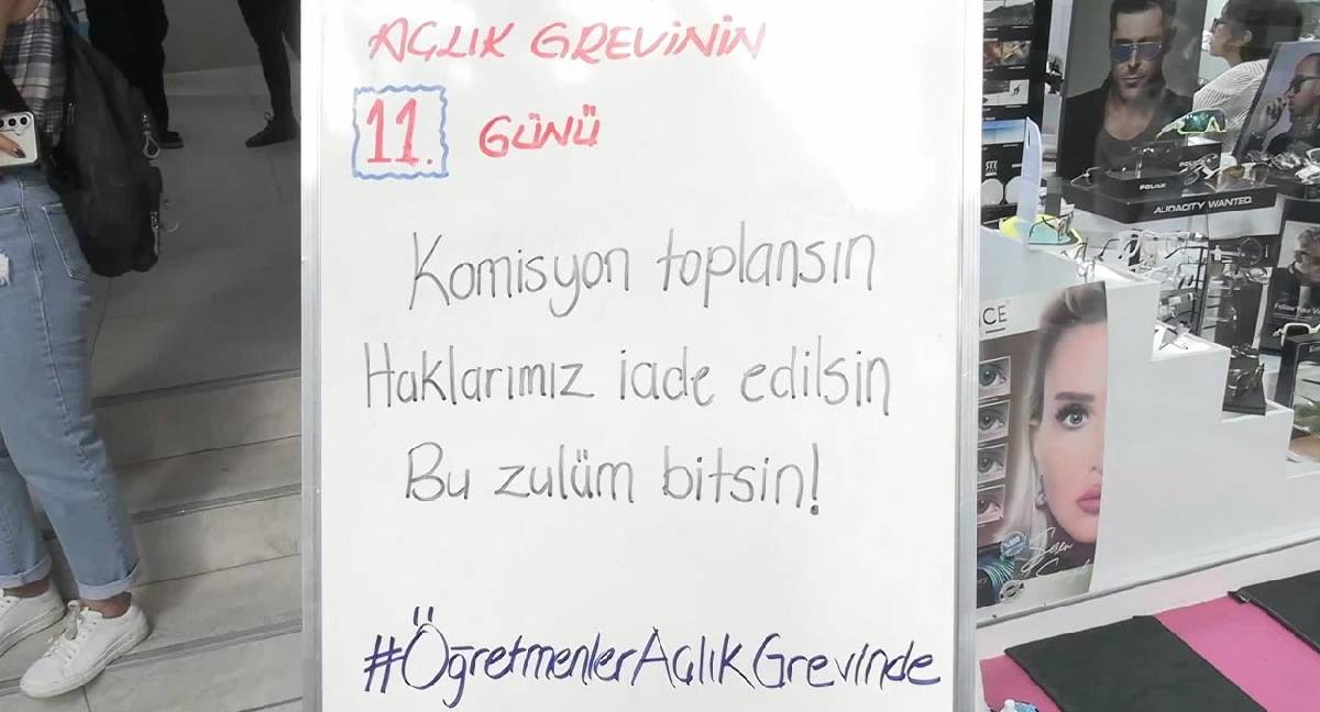 Öğretmenler açlık grevinin 11'inci gününde: "İktidar içinde ''Öğretmenlik 5 yıl içinde yok olacak' diyen bir akıl var"