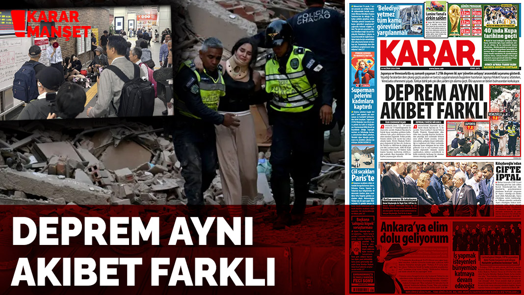 Deprem aynı akıbet farklı